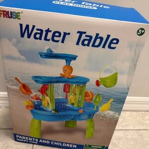 Blue and Green Water Table for Kids